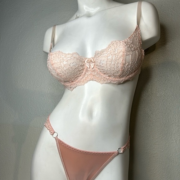 IZA Silky Liquid Satin & Lace Low Rise Bikini Cut Stretchy Smooth Panties NEW - Picture 6 of 13